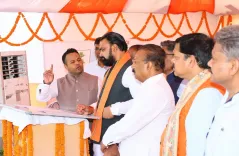CM Samrat Choudhary inspects Gopalganj medical college site
