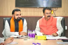 CM Samrat Choudhary Joins Key BJP Bihar Meet With Tawde, Nityanand