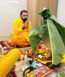 CM Samrat Choudhary Offers Satyanarayan Puja on Ashwin Purnima