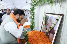 CM Samrat Choudhary pays tribute to Ajit Kumar Choudhary's late mother