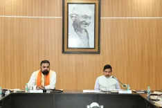 CM Samrat Choudhary, Union Min Joshi Review Bihar Renewable Energy Projects