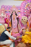 CM Samrat Choudhary visits Patna Durga Puja pandals on Mahasaptami
