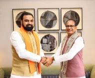 CM Samrat Choudhary Welcomes Union Agriculture Minister Chouhan to Bihar