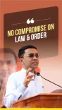CM Sawant Grants Goa Police Full Authority to Enforce Law and Order