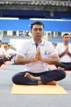 CM Sawant joins Yoga Day 2026 at Bambolim stadium
