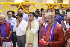 CM Sawant Launches Ekadash Teerth Yatra, Temple Beautification in Priol