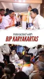 CM Sawant Meets BJP Workers at South Goa District HQ
