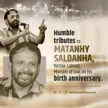 CM Sawant pays tribute to former Goa Minister Matanhy Saldanha