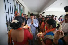 CM Sawant Reaches Mandrem-Pernem With Seva Sankalp Drive