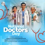 CM Sawant Salutes Doctors on National Doctors' Day