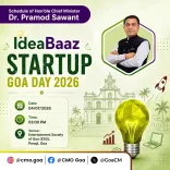 CM Sawant to Attend IdeaBaaz Startup Goa Day 2026
