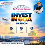 CM Sawant to Lead Invest in Goa Session at Vibrant Goa Summit 2026