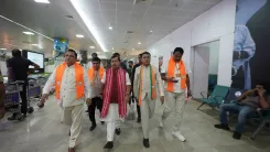 CM Sawant Welcomes BJP National President Nitin Nabin to Goa