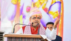 What was CM Sharma's role in the 'Pran Pratishtha' of Shri Meera-Madhav & Shri Krishna temples in Rajasthan?