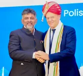 CM Shivakumar Courts Polish PM Tusk in Bengaluru Biz Meet