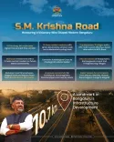CM Shivakumar Inaugurates S.M. Krishna Road in Bengaluru