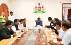 CM Shivakumar meets Mysore Lawyers' Association at Krishna