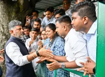 CM Shivakumar Meets Ramanagara Farmers at Krishna Office