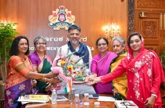 CM Shivakumar meets Ubuntu Federation on women entrepreneurship