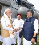 CM Shivakumar Welcomes PM Modi to Mysuru