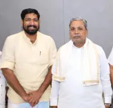 CM Siddaramaiah meets AICC Observer Abhijith in Mysuru coordination talk