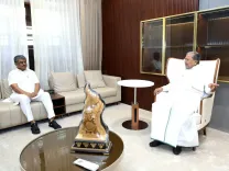 CM Siddaramaiah Meets KPCC Chief B.K. Hariprasad