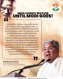 CM Siddaramaiah: Modi Must Go for Education to Be Safe
