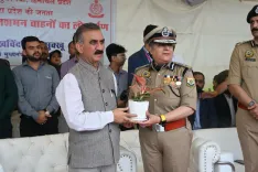CM Sukhu flags off 46 fire rapid-response vehicles across HP
