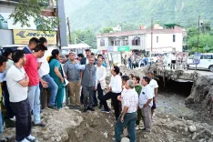 CM Sukhu Inspects Rain Damage in Chamba's Rana Mohalla