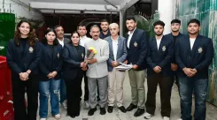 CM Sukhu meets HP's 7 Kurash athletes bound for Astana Worlds