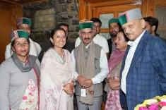 CM Sukhu meets Rampur BDC delegation led by MLA Nand Lal