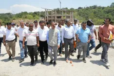 CM Sukhu Reviews Jaskot Heliport Progress in Himachal Pradesh