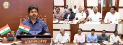 CM Vijay Chairs Youth & Sports Dept Review at Secretariat