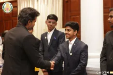 CM Vijay Honours Tamil Nadu's WorldSkills Shanghai Stars