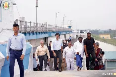 CM Vijay inspects Chembarambakkam Lake infrastructure