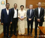 CM Vijay meets Delta Electronics chief at Secretariat