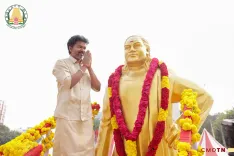 CM Vijay Pays Tribute to Thevar on Birth Anniversary