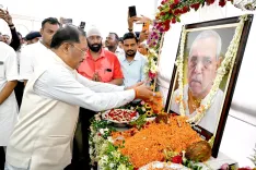 CM Vishnu Deo Sai Attends Dashagatr of RSS Leader's Father in Janjgir-Champa