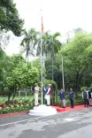 CM Vishnu Deo Sai Hoists Tricolour at Raipur Residence on 80th Independence Day