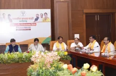 CM Vishnu Deo Sai joins BJP ministers' meet with Smriti Irani in Raipur
