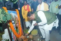 CM Vishnu Deo Sai joins Karma Puja celebrations in Tamnar