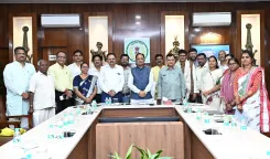 CM Vishnu Deo Sai meets BMS leaders on worker welfare