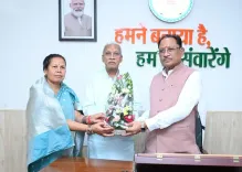 CM Vishnu Deo Sai meets Construction Workers Welfare Board Chief