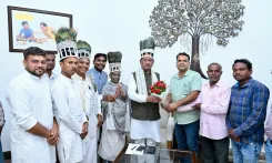 CM Vishnu Deo Sai meets Ramnami Mahasabha delegation
