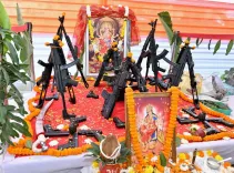 CM Vishnu Deo Sai Performs Shastra Puja on Vijayadashami