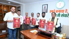 CM Vishnu Deo Sai Releases Dainik Lokdesh Relaunch Poster