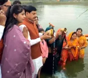 What cultural ties do Madhya Pradesh and Bihar share during Chhath Puja?