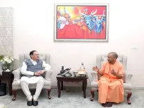 Did CM Yogi Adityanath Visit JP Nadda in Delhi?