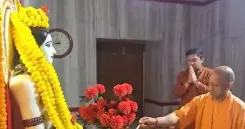 Yogi Adityanath celebrates Janmashtami at Gorakhnath Temple in Gorakhpur