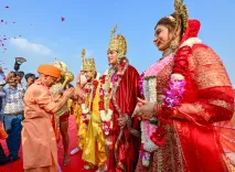 Did CM Yogi Extend Diwali Greetings and Join Ayodhya's Nishad Community for Celebrations?